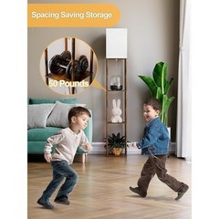Tall Shelf Floor Lamp 3 Color Temperatures Memory Function Open Top Design New