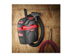 Hyper Tough 1.5 Gallon Wet Dry Vacuum 2HP Corded Handheld Shop Vac w/ Hose Black