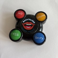 Back Talker Electronic Answer Machine, Yes No Maybe Sorry