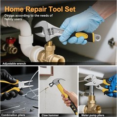 328 Piece Tool Kit for Home,Hand Repair Tool Set,Toolbox Storage Case