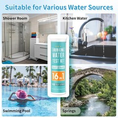 20 in 1 Complete Drinking Water Test Kits, 125 Strips-Well, Tap, Home, City Wate