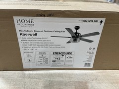 READ DESCRIPTION! HDC Aberwell 56” LED Indoor/outdoor Matte Black Ceiling Fan…