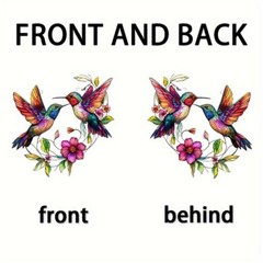 Modern Acrylic Hummingbird Catcher Stained Glass Style Window Hanging Decoration