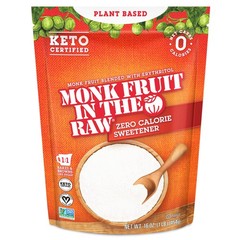 Monk Fruit In The Raw Sweetener Baker’s Bag, 16 oz., 16 Ounce (Pack of 1)