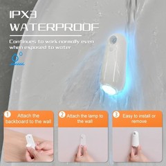 1 Pcs 8 Color LED Toilet Night Light Motion Activated Sensor Bathroom Bowl US