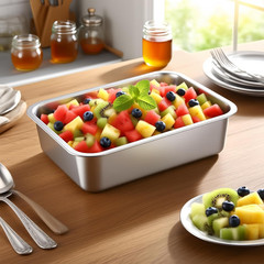 Lasagna Pan Set of 2, Deep Stainless Steel Baking Pans, 12.6Inches Rectangular M