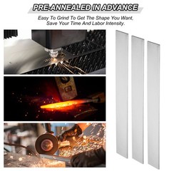 2 Pack 15N20 Steel for Knife Making Steel, 12″ x 1 1/2″ x 1/8″ Steel