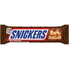 Snickers Candy Bar Single, 1.86 Ounce, 6 Per Box, 24 Per Case
