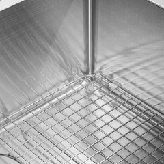29.5 in. x 15.5 in. Centre Drain Sink Protector with Supersoft Silicone Feet