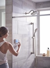 Moen Handheld Showerhead Slide Bar – Brushed Nickel 3669EPBN Eco-Performance