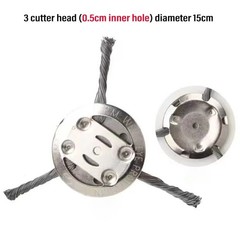 Universal Steel Wire Trimmer Head, Wire Trimming Head for Weedeater, Wire Trimme