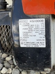 1970’s Kawasaki KG1000B Portable Generator for Restoration Barn Find ~Runs~AS-IS