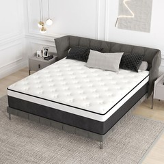 12″ 14″ Gel Memory Foam Mattress Twin Full Queen King Hybrid Spring Bed In A Box