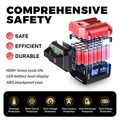 60V 6ah 4ah For Toro Flex Force Max Lithium-ion Battery L108 L135 L216 L324 L405