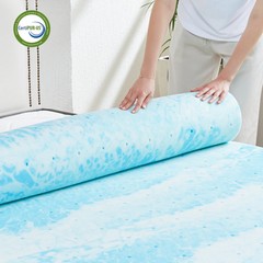 HOMEFLA Memory Foam Mattress Topper Full Size Bed Comfort Body Support