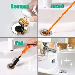 Drain Hair Catcher 20 Inch Drain Snake Shower Drain Hair Trap Clog Remover Lot