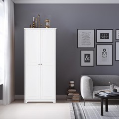 72in 2 Door Pantry Cabinet Storage Cabinet with Adjustable Shelf Kitchen Storage