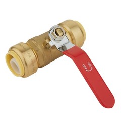 EFIELD 12 PCS 1/2″ PUSH FIT BALL VALVE HOT &COLD WITH CLIP, LEAD FREE