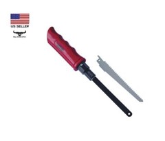 2-in-1 Multi Jab Saw Comfort Grip Handle Fits Reciprocating & Hacksaw Blades