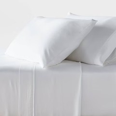 Threshold 320TC Satin 4-Piece Sheet Set Cooling Soft TENCEL Lyocell