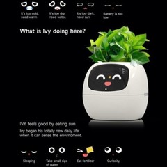 Ai Smart Planter Smart Plant Care Pot Ai Chips 7 Sensors 49 Expressions
