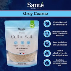Celtic Salt – 1.1Lb (18Oz) Grey Coarse Sea Salt, Unrefined French Celtic Sea Sal
