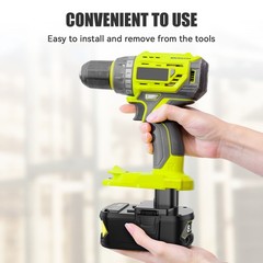 6Ah-12Ah For Ryobi 18V High Capacity Lithium-Ion Battery Includes Charger P108