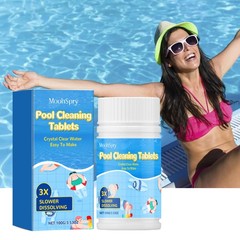 Pool Cleaning Tablets For Crystal Clear Water,Clears Cloudy Or Hazy Pool Water