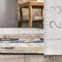 Nuloom Shannon Machine Washable Geometric Tribal Area Rug 4 X 6 Beige