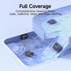 WYBOT C1 Pool Cleaner Wall Climb Cordless Robotic Pool Robot In-Ground Pools B