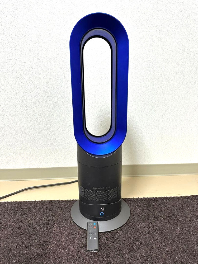 Dyson Hot Cool AM09 Ceramic Fan Heater Black 100V 1200W w/ Remote Control Used