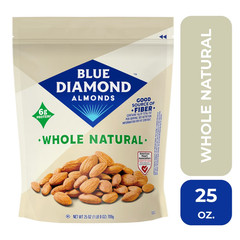 Blue Diamond Whole Natural Almonds 25 Oz Free Shipping