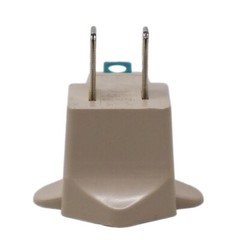 5 Pieces Electrical Grounding Adapter 3 Prong to 2 Prong Plug AC ETL Listed 125V