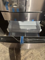 GE Profile PVD28BYNFS 36″ Stainless 4-Door French Door Refrigerator NOB