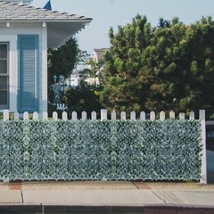58in Artificial Faux Ivy Leaf Fence Privacy Screen Garden Home Decor Hedge Panel
