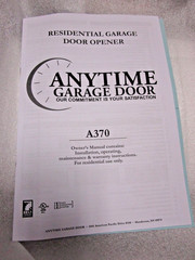 ANYTIME RESIDENTIAL GARAGE DOOR OPENER #179904 – NEW IN BOX