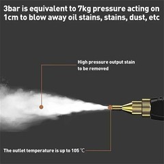 Handheld High Temp Steam Cleaner High Pressure Household Cleaning Machine 2500W