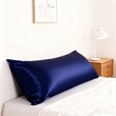 Silky Soft Satin Body Pillowcase, Machine Washable, 20×54 Inches, 23 Colors