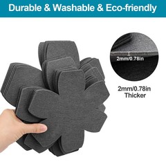18PCS Hexagon Pot Pan Protectors Cookware Separators Heat Pads Non-Stick 3 Sizes