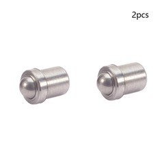 2 10PCS Brushed Nickel Closet Ball Door Catch Bullet Type Friction Stopper FC003