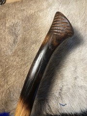 Old Axe head 6 in blade, wood handle 19 in, 4.49 lb