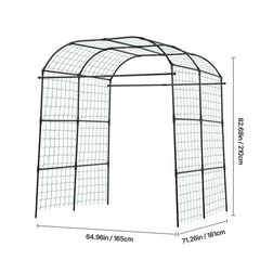 Uimoso Cucumber Trellis U-Shape Arch for Vines Climbing 71.26 x 64.96 x 82.68 in