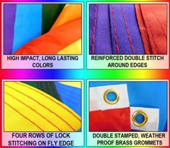 10 x “USA ECUADOR COMBINATION” flag 3×5 ft polyester banner sign US COMBO