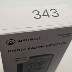 Airthings Corentium Home Radon Detector 223 Portable, Lightweight, Easy-to-Use,