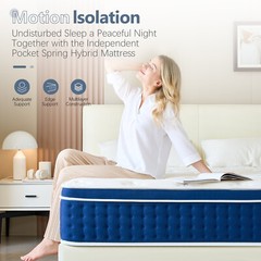 12″ 14 Inch Hybrid Spring Gel Memory Foam Queen Mattress Full King Size in a Box
