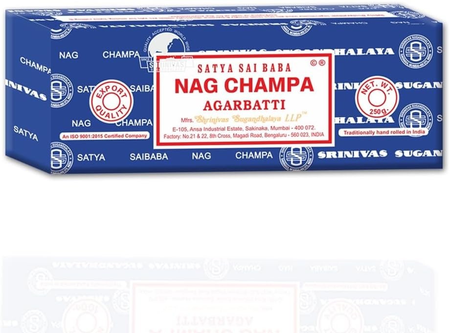 Satya Sai Baba Nag Champa Agarbatti, 250gms Hand Rolled Fine Quality Incense