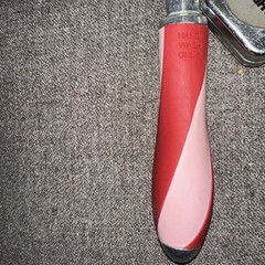 Vintage Ice Cream Scoop Red Cream Swirl Handle Hand Wash Only Kitchen Utensil
