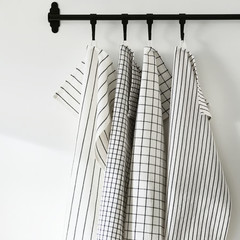 IKEA RINNIG Dish towel, white/dark gray/patterned, 18×24 ” 100 % Cotton Set of 4