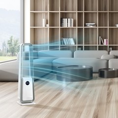 40″ Bladeless Tower Fan HEPA Air Purifier LED display w/Remote Timer Oscillating