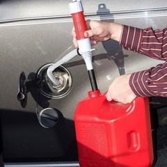 Battery Powered Siphon Pump Multi-Use Fuel Transfer Pump Kit Siphon Pump for Oil